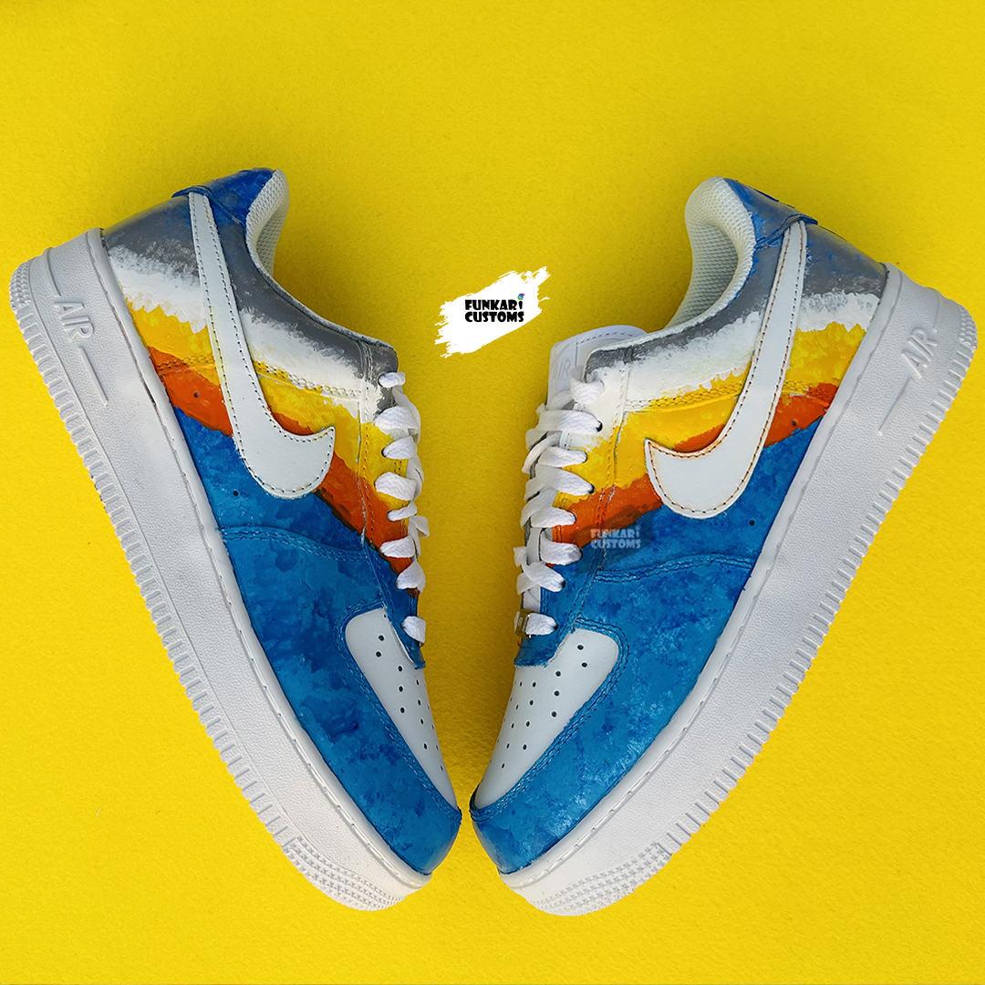 Nike Af1 Sunset Abstract